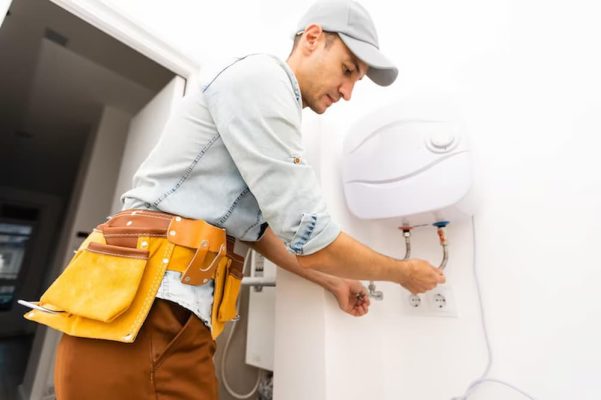 hombre solucionando para el fallo de la sonda de temperatura