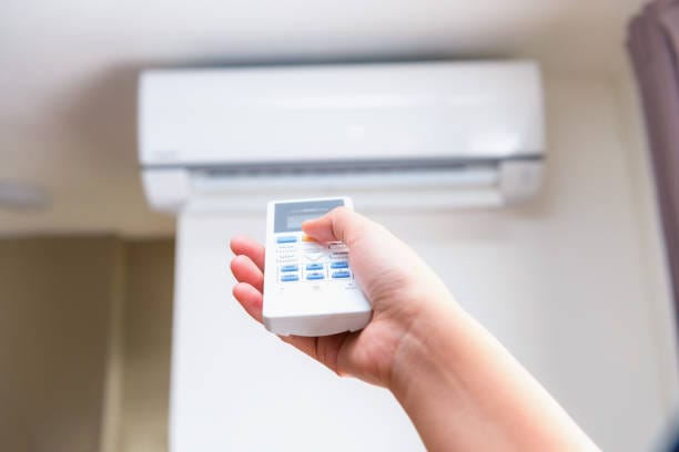 control de aire acondicionado con mando a distancia