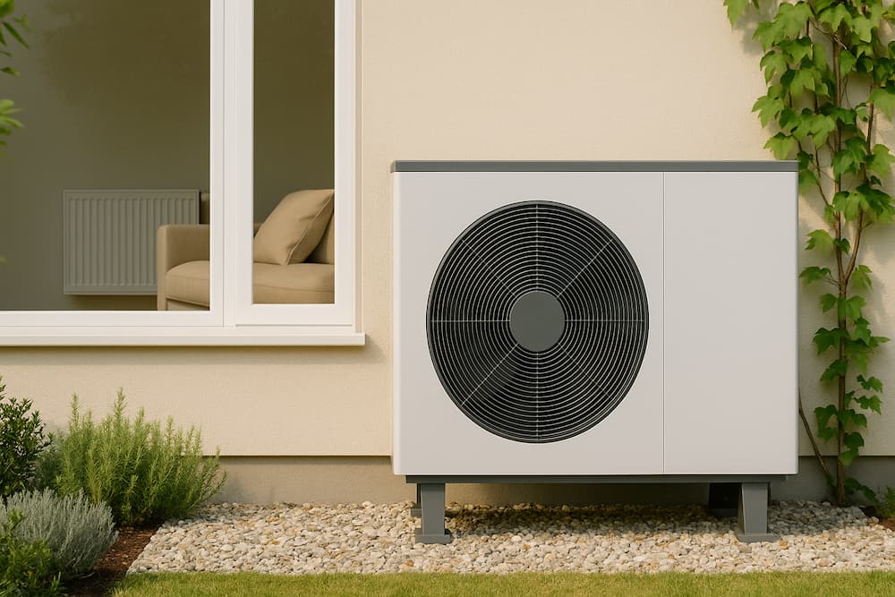 ¿Vale la pena instalar aerotermia con radiadores? 1 Bomba de calor moderna